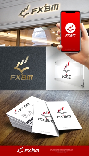 NJONESKYDWS (NJONES)さんのFXスクールのロゴ「FXBM」のロゴ作成への提案