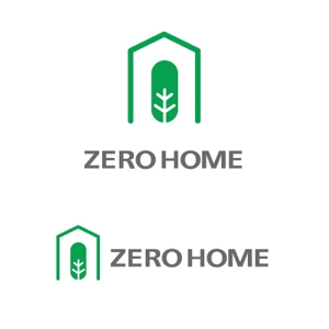 angie design (angie)さんの「ZERO　HOMEという会社の名刺用のロゴです」のロゴ作成への提案