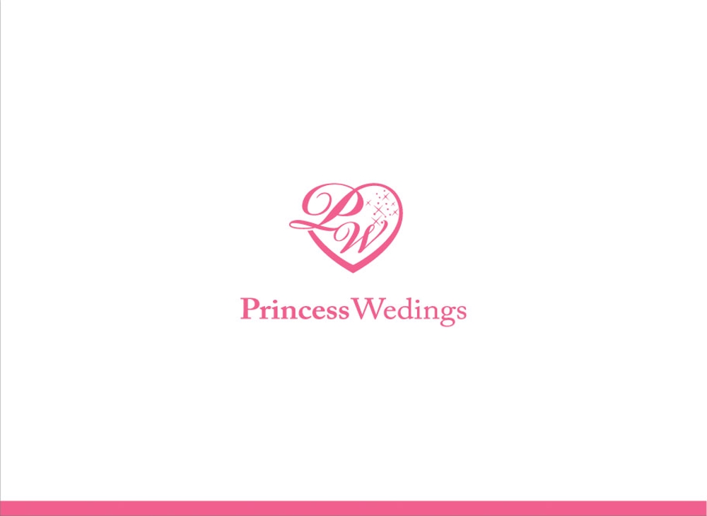 「Princess Weddings」のロゴ作成