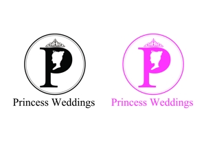 藤原白尊 (caramel-poteto)さんの「Princess Weddings」のロゴ作成への提案