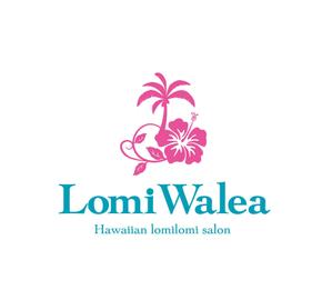 claphandsさんの「ＬｏｍｉＷａｌｅａ」のロゴ作成（商標登録ナシ）への提案