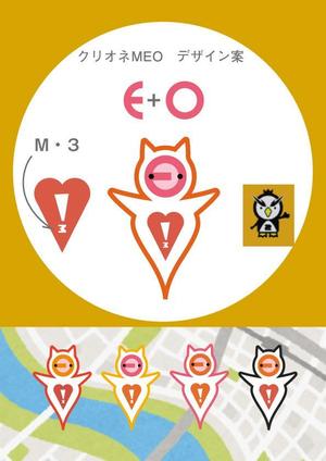 島田とりお (hibiuta)さんのクリオネとGoogleマップをモチーフにしたキャラクターデザインへの提案
