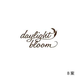 nocco_555 (nocco_555)さんのフラワーアレンジメントレッスンのスタジオロゴ「daylight bloom」のキャピタルロゴへの提案