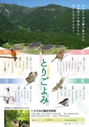 うんのようこ (ichika405)さんの季節ごとにみられる鳥がわかる　野鳥観察者向けのチラシへの提案