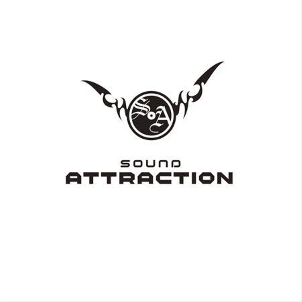 音楽練習スタジオ「SOUND ATTRACTION」のロゴ作成