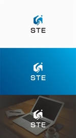 はなのゆめ (tokkebi)さんの空調設備工事・株式会社STEのデザインロゴへの提案