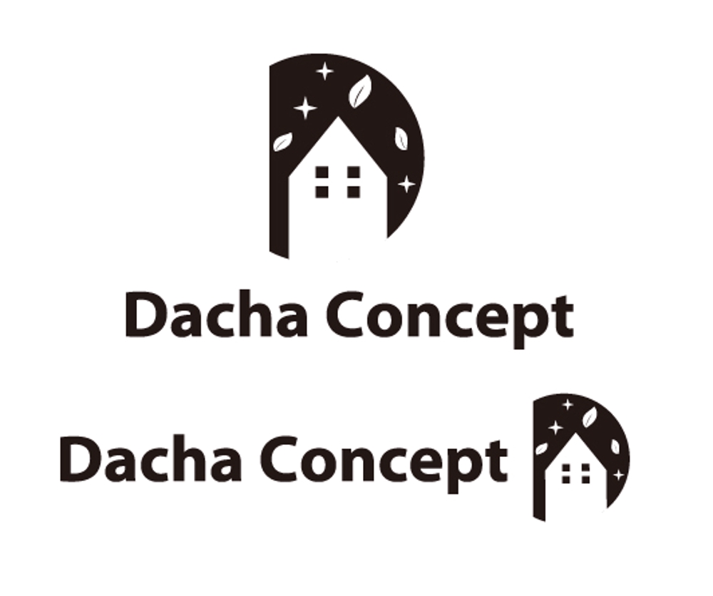 「Dacha Concept」のロゴ作成