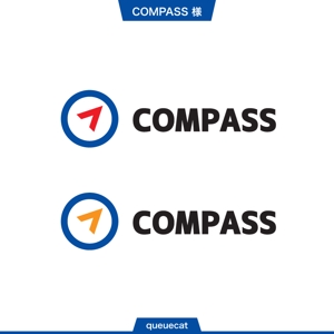 queuecat (queuecat)さんの20代の転職情報メディア「COMPASS」のロゴ作成をお願いしますへの提案