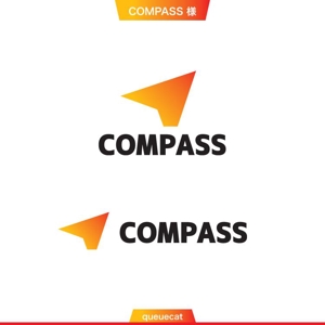 queuecat (queuecat)さんの20代の転職情報メディア「COMPASS」のロゴ作成をお願いしますへの提案