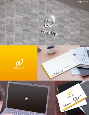 yokichiko ()さんのコンサルタント会社の会社名『Wot Up』のロゴ作成依頼への提案