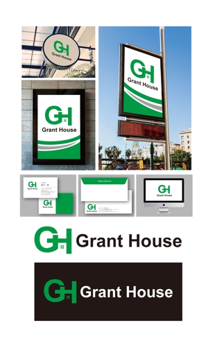 King_J (king_j)さんのリフォーム会社  「Grant  House」のロゴへの提案