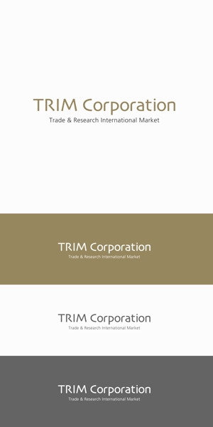 designdesign (designdesign)さんのTRIM株式会社のロゴ作成への提案