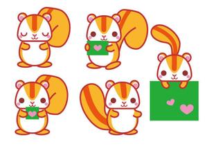 レイ (YohkoHorikawa)さんのかわいいリスのイラストへの提案