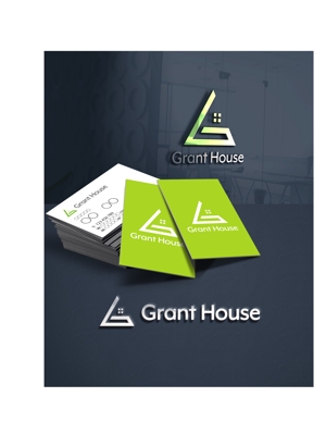 D.R DESIGN (Nakamura__)さんのリフォーム会社  「Grant  House」のロゴへの提案