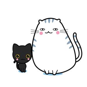 ヴぃんす (Vince)さんの猫のキャラクターデザインへの提案