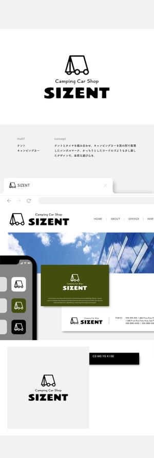 サクタ (Saku-TA)さんのキャンピングカーショップ「SIZENTO(シゼント)」のロゴへの提案