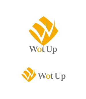horieyutaka1 (horieyutaka1)さんのコンサルタント会社の会社名『Wot Up』のロゴ作成依頼への提案