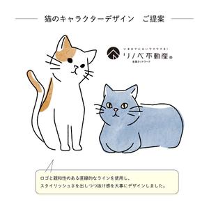 poppoco (k3_stable)さんの猫のキャラクターデザインへの提案
