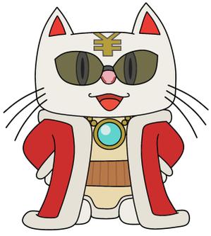 ロット ()さんのTwitterのアイコンのキャラクターデザインで「サングラスをかけている猫」モチーフ希望です。への提案