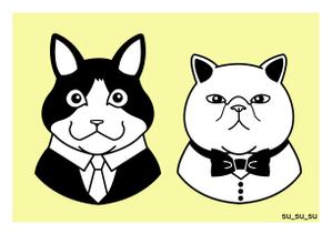 すめしみすず (su_su_su)さんの猫のキャラクターデザインへの提案