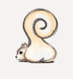 B-garden  (B-garden)さんのかわいいリスのイラストへの提案
