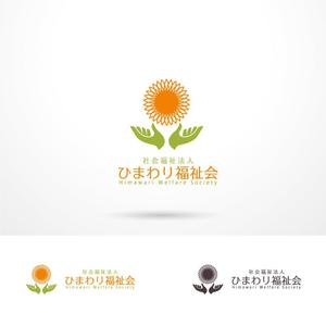 O-tani24 (sorachienakayoshi)さんのひまわりを用いた介護福祉関係のロゴへの提案