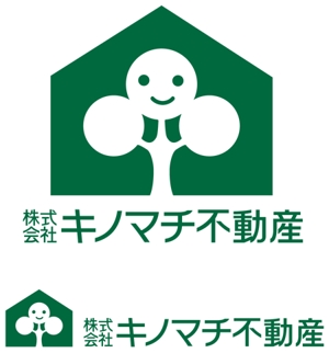 CF-Design (kuma-boo)さんの「株式会社キノマチ不動産」のロゴ作成への提案