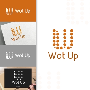 charisabse ()さんのコンサルタント会社の会社名『Wot Up』のロゴ作成依頼への提案