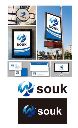 King_J (king_j)さんの新システムのTOPページで使用する「souk」のロゴへの提案