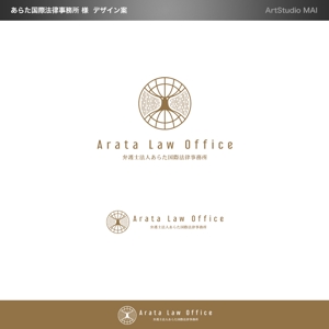 ArtStudio MAI (minami-mi-natz)さんの法律事務所「弁護士法人あらた国際法律事務所」のロゴ制作への提案