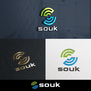 utamaru (utamaru)さんの新システムのTOPページで使用する「souk」のロゴへの提案