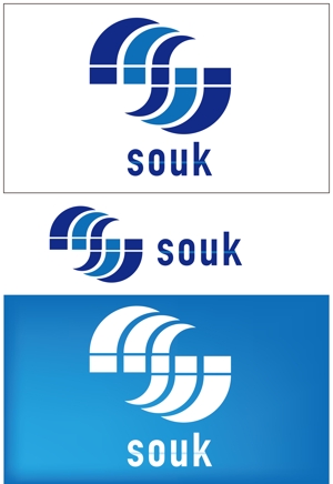 taki-5000 (taki-5000)さんの新システムのTOPページで使用する「souk」のロゴへの提案