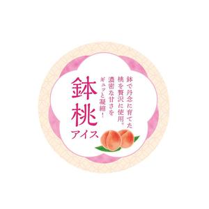 pandablancheさんの桃シャーベットの上蓋のデザインへの提案