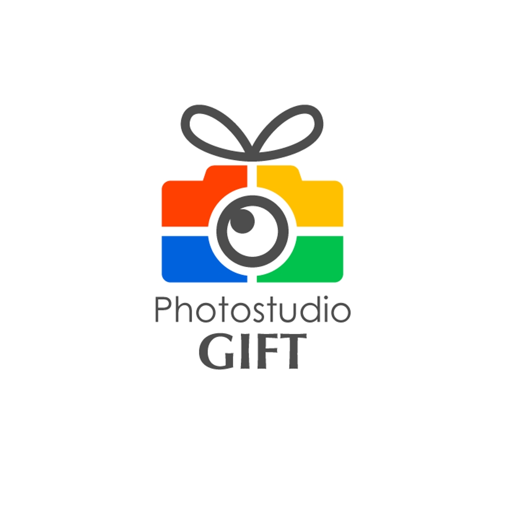 フォトスタジオ創設にともない「Photostudio GIFT」のロゴ制作の依頼