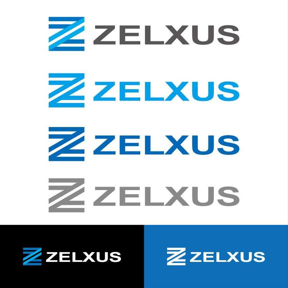 情報サービス会社「ZELXUS」(ゼルサス)のロゴ【商標登録予定なし】