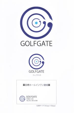 内山隆之 (uchiyama27)さんのゴルフマッチングサイト「GOLFGATE」のロゴへの提案