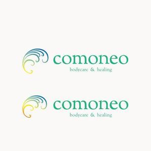 chickle (chickle)さんの「comoneo bodycare&healing」リラクゼーションサロンのロゴ作成への提案