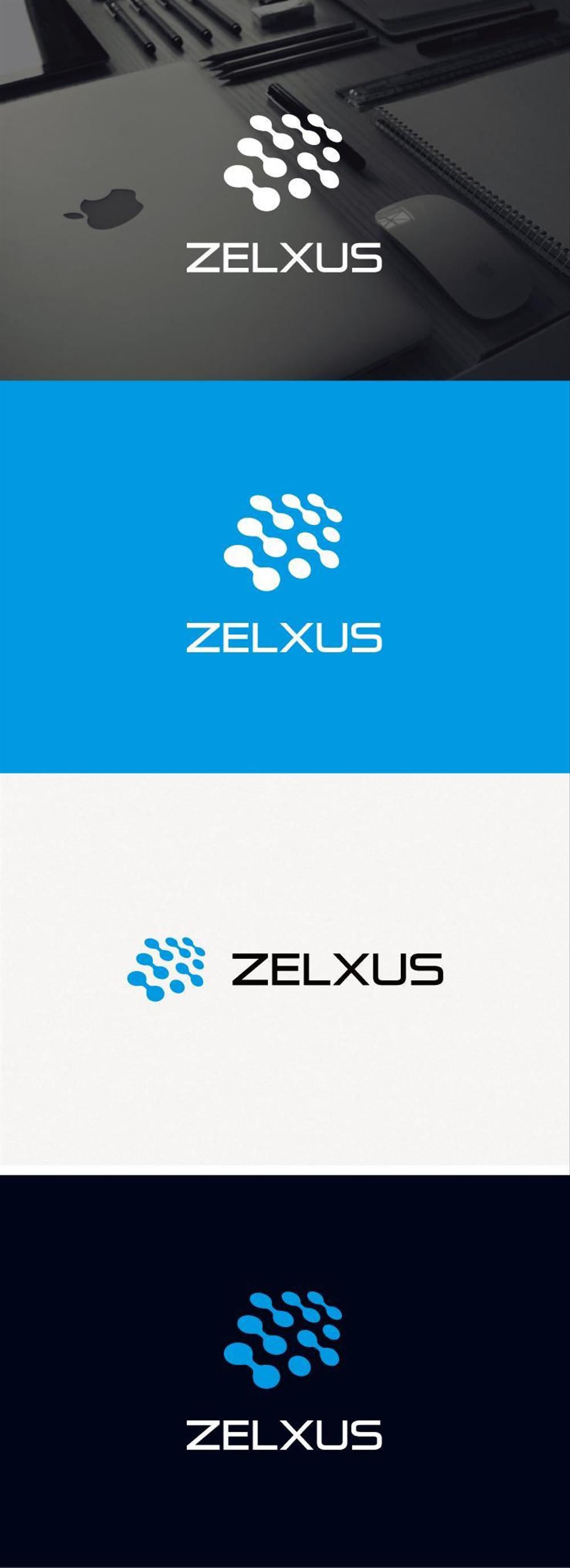 情報サービス会社「ZELXUS」(ゼルサス)のロゴ【商標登録予定なし】