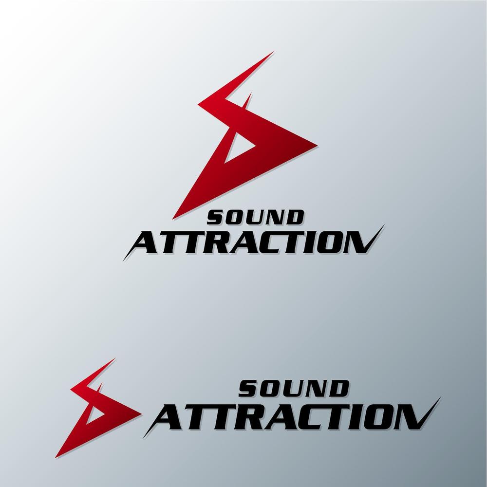 音楽練習スタジオ「SOUND ATTRACTION」のロゴ作成