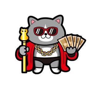 fumtoy (fumtoy)さんのTwitterのアイコンのキャラクターデザインで「サングラスをかけている猫」モチーフ希望です。への提案