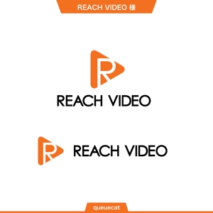 queuecat (queuecat)さんの動画自動生成システム開発会社の「REACH VIDEO」のロゴへの提案