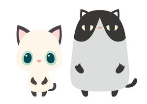 syow（イラスト・キャラデザなど） (n_sho)さんの猫のキャラクターデザインへの提案