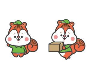 オグラアユミ (anmir)さんのかわいいリスのイラストへの提案