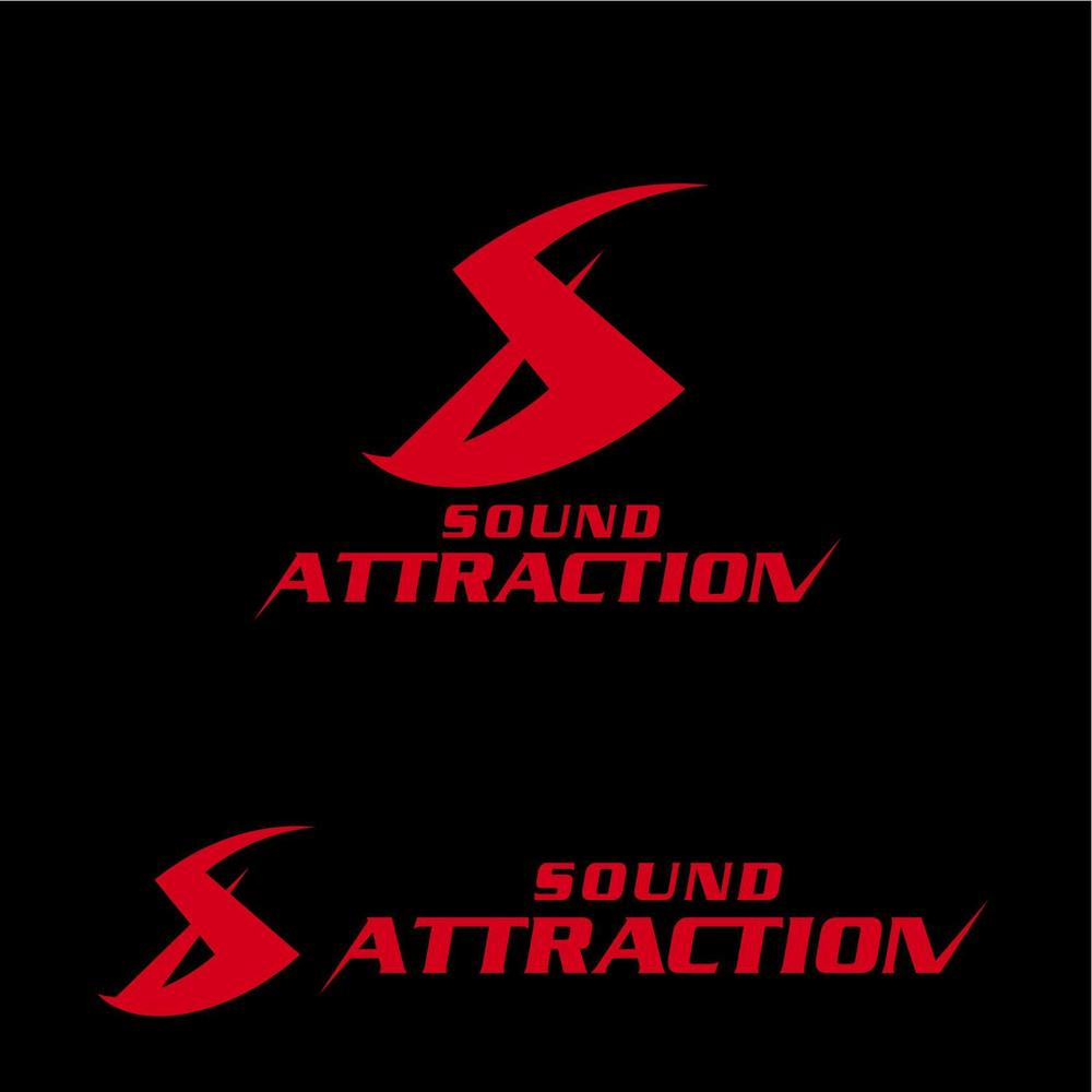 音楽練習スタジオ「SOUND ATTRACTION」のロゴ作成