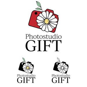 BUTTER GRAPHICS (tsukasa110)さんのフォトスタジオ創設にともない「Photostudio GIFT」のロゴ制作の依頼への提案