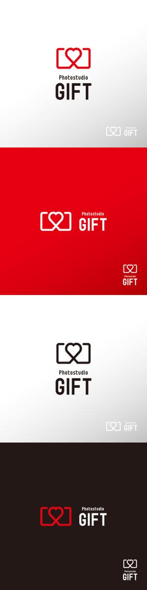 doremi (doremidesign)さんのフォトスタジオ創設にともない「Photostudio GIFT」のロゴ制作の依頼への提案
