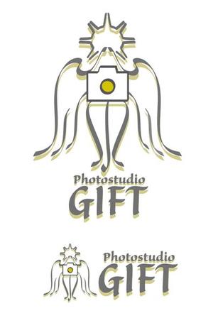 一十グラフィックス (lb_rocco)さんのフォトスタジオ創設にともない「Photostudio GIFT」のロゴ制作の依頼への提案