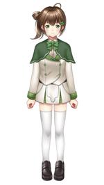 izuna (3ri10te)さんのバーチャルユーチューバー用のキャラクターデザインへの提案