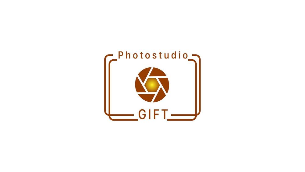 フォトスタジオ創設にともない「Photostudio GIFT」のロゴ制作の依頼