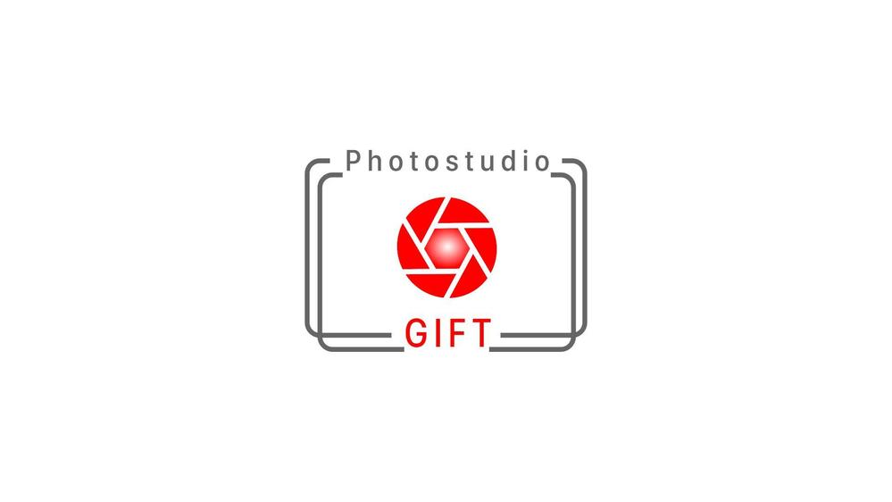 フォトスタジオ創設にともない「Photostudio GIFT」のロゴ制作の依頼